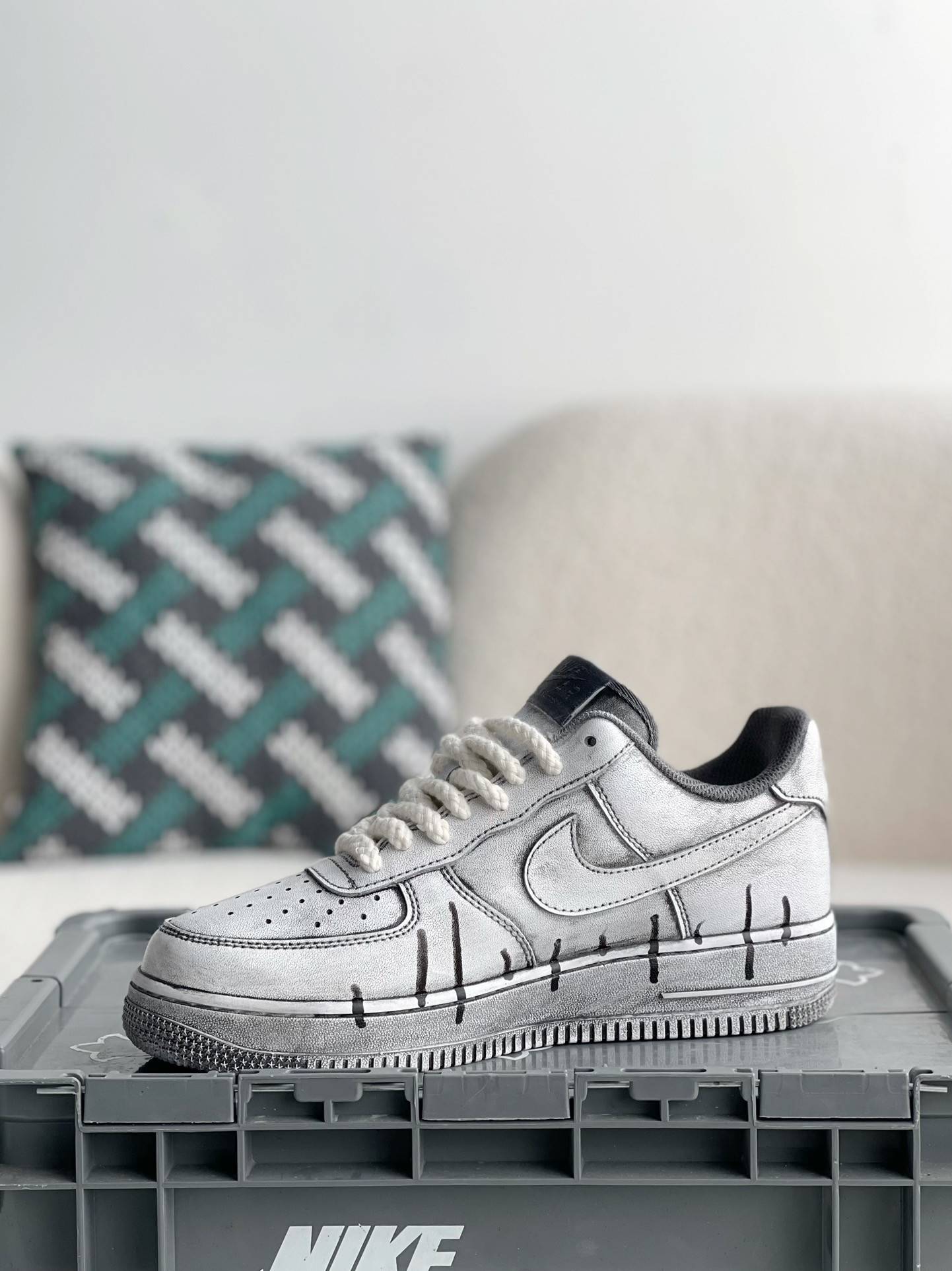 Ch*0me He**ts x nike air force 1 sneakers