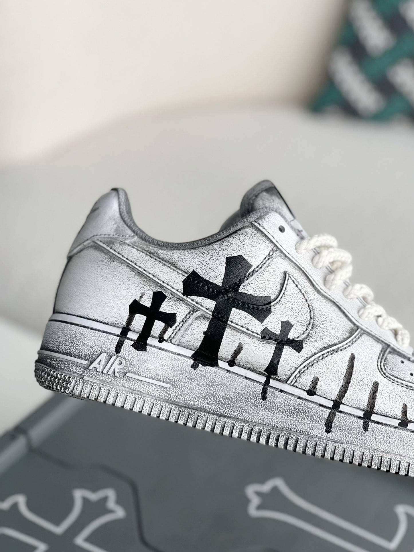 Ch*0me He**ts x nike air force 1 sneakers