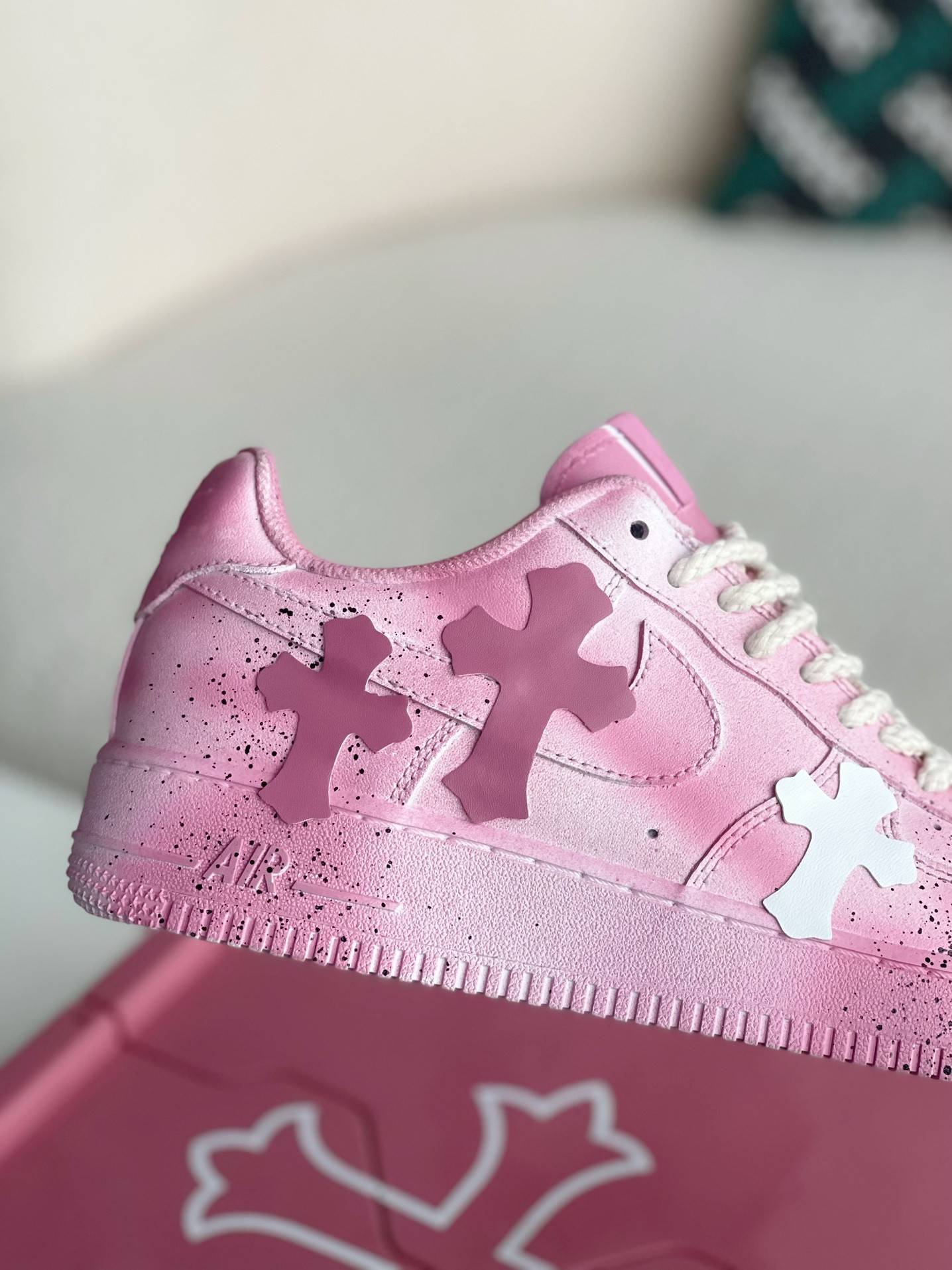 Ch*0me He**ts x nike air force 1 sneakers