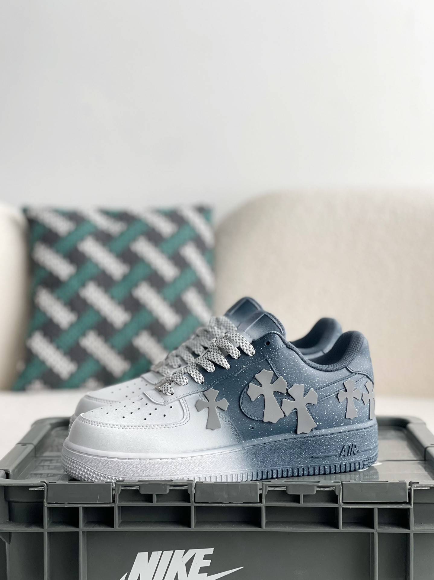 Ch*0me He**ts x nike air force 1 sneakers