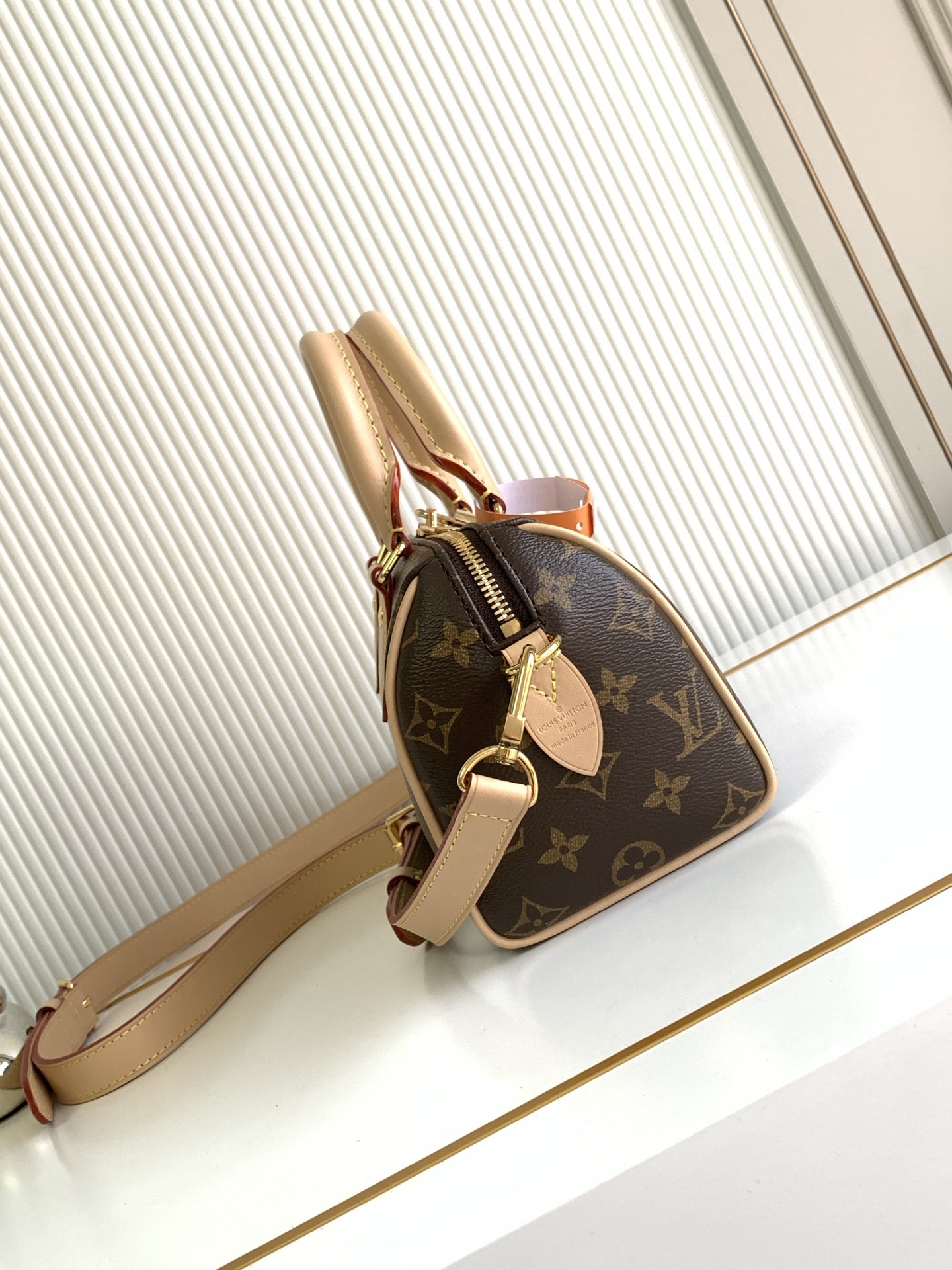 L*V Speedy Bandoulière 20  Boston Bag M46234 SIZE：20*13*12cm