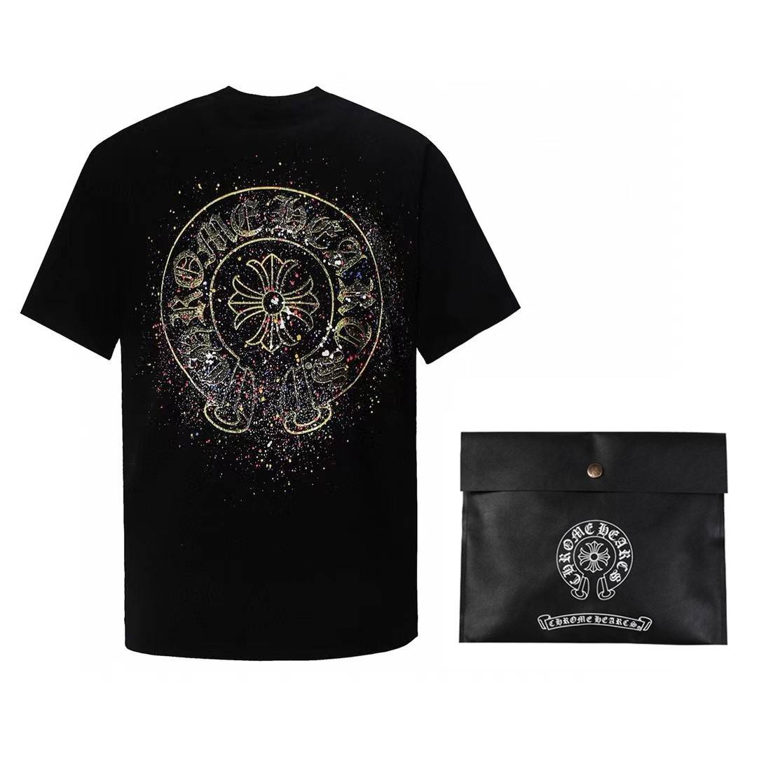 Ch*0me He**ts heart splashed ink sanskrit horseshoe t-shirtarts