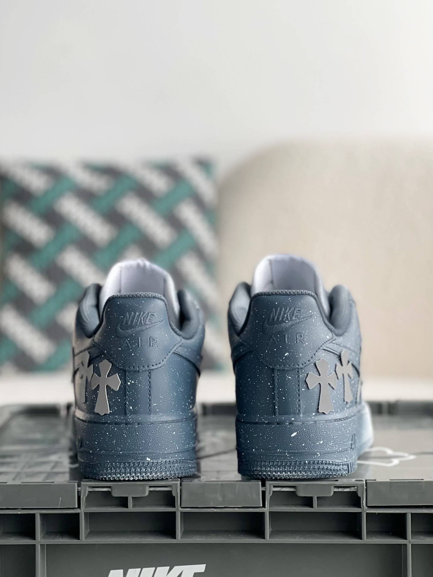 Ch*0me He**ts x nike air force 1 sneakers