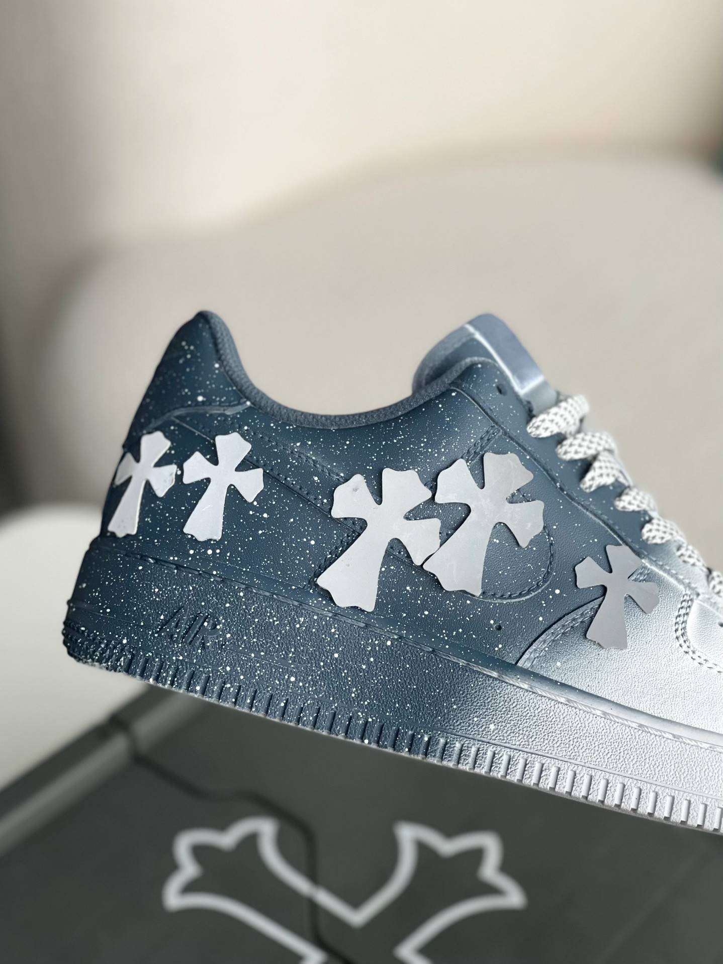 Ch*0me He**ts x nike air force 1 sneakers