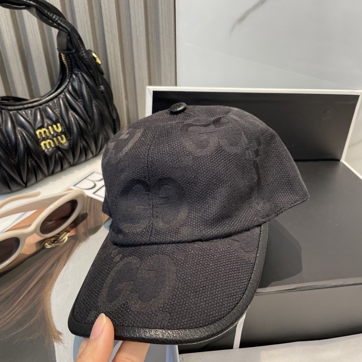 [#5002] G*u*i baseball cap peaked c ap hat