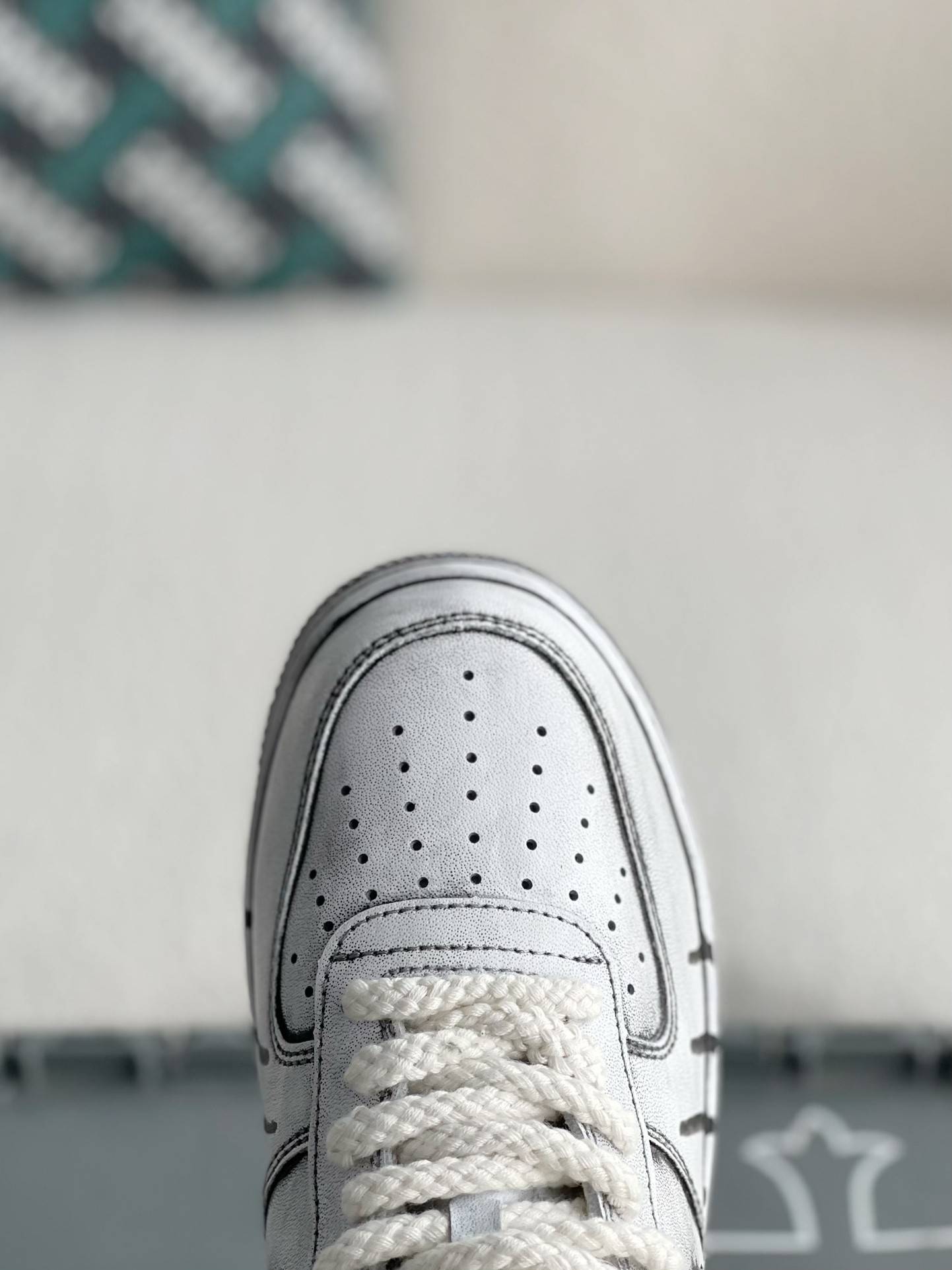 Ch*0me He**ts x nike air force 1 sneakers