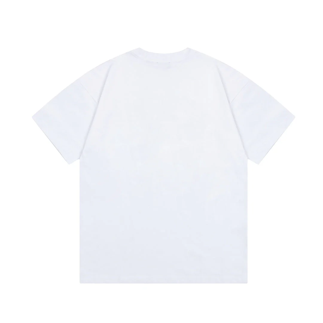 Letter Necklace Print T Shirt