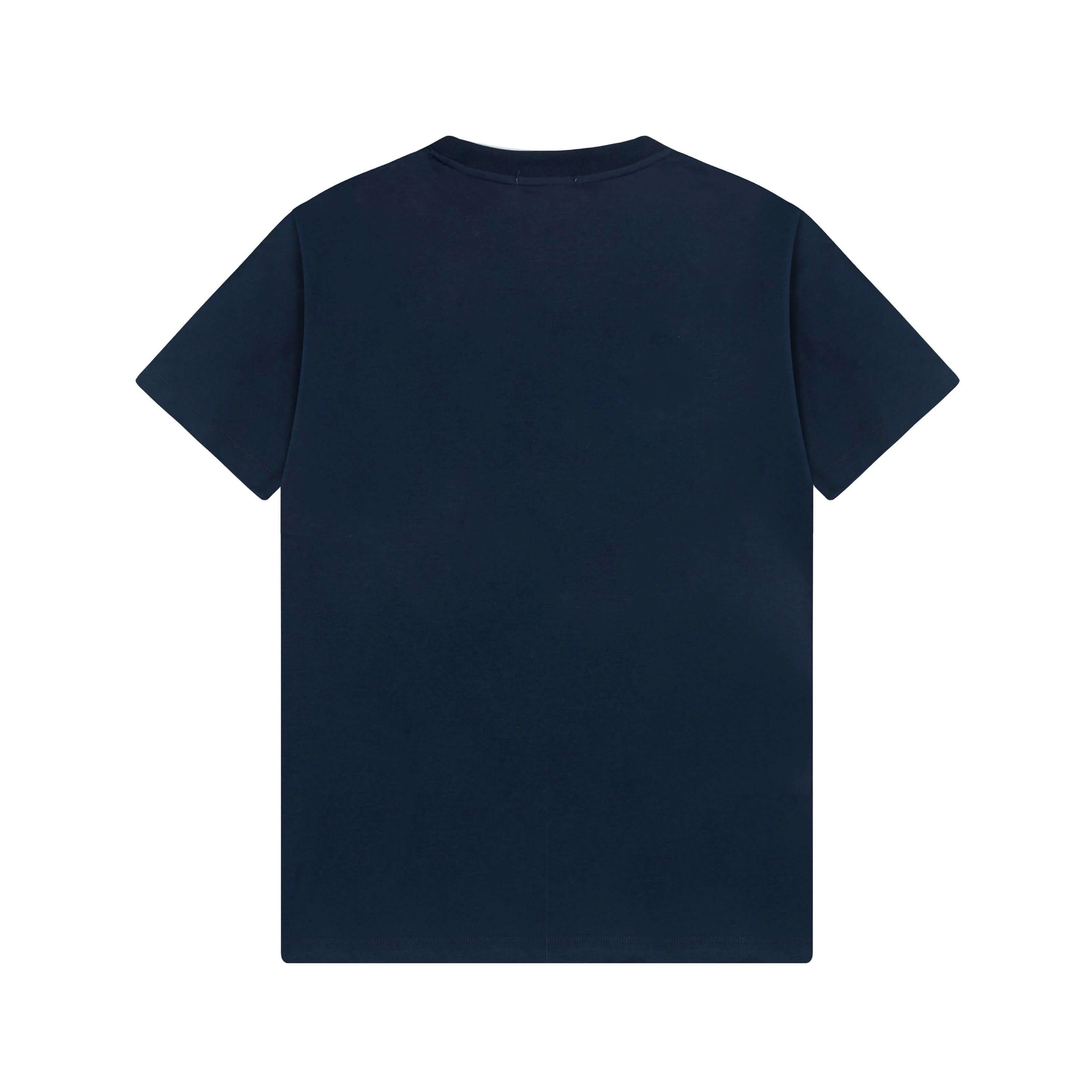 Leather Patch Embroidery T-Shirt