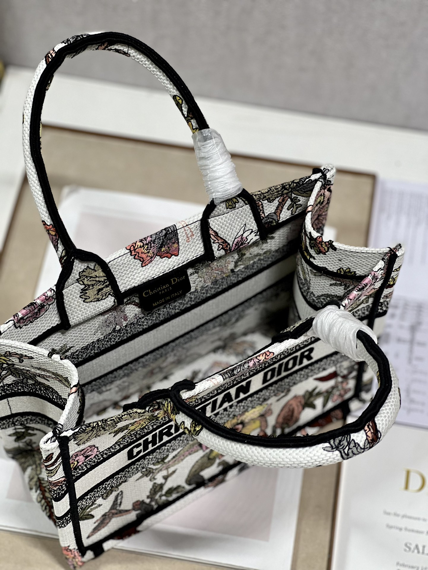 Small Dior Book Tote