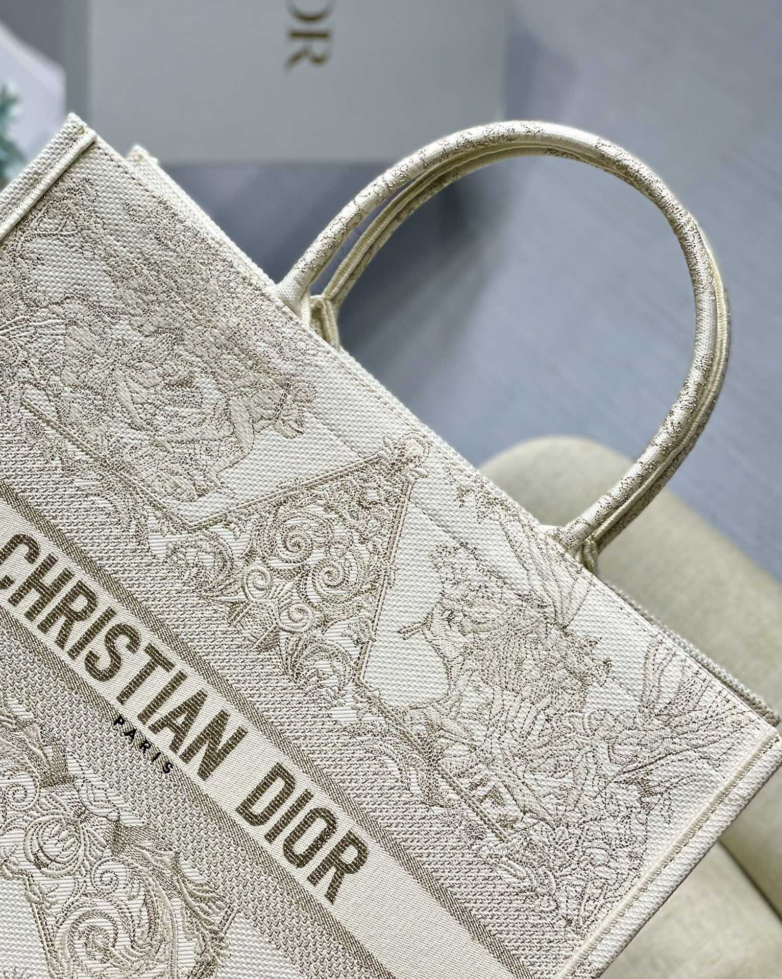 Large Dior Book Tote